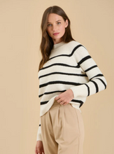 Load image into Gallery viewer, Striped High Neck Sweater - Various Colors
