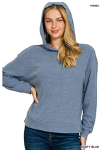 Load image into Gallery viewer, Classic Lightweight Ribbed Hoodie - Various
