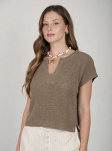 Load image into Gallery viewer, Split Neck Sleeveless Sweater - Various
