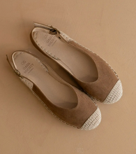 Load image into Gallery viewer, The Massa Espadrille Flat in Brown + Natural
