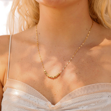 Load image into Gallery viewer, 18K Gold PVD Stainless Steel Lip Chain Charm Necklace - Various
