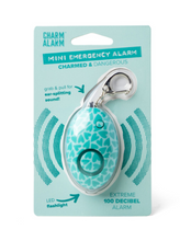 Load image into Gallery viewer, Charm Alarm Mini Alarm Keychain - Various Designs
