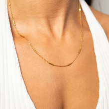 Load image into Gallery viewer, 18K Gold PVD Stainless Steel Satellite Bar Chain Necklace - Various
