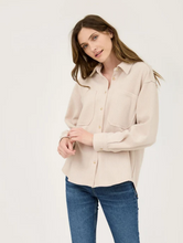 Load image into Gallery viewer, Long Sleeve Ribbed Button Front Layering Shacket - Various
