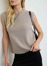 Load image into Gallery viewer, Mock Neck Sleeveless Sweater Top - Various
