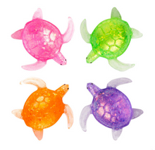 Load image into Gallery viewer, Viral Glitter Turtle Squish Stress Fidget - Various Colors
