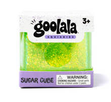 Load image into Gallery viewer, Viral Glitter Sugar Cube Squish Stress Fidget - Various Colors
