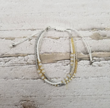 Boho Beaded Adjustable Bracelet - Multiple Colors