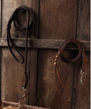 Load image into Gallery viewer, Myra Leather Twist Dog Leash
