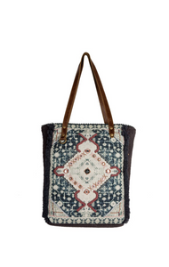 Myra Homestyle Warmth Embroidered Tote Bag