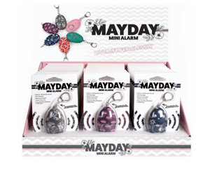 MayDay Mini Alarm Keychain - Various Designs