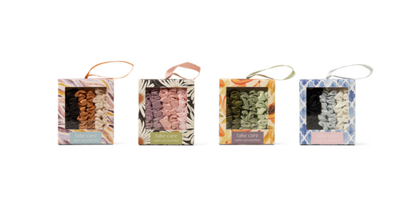Crush Take Care Satin Scrunchie Set - Various Designs