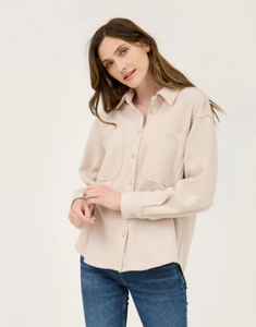 Lightweight Ribbed Shacket - Various