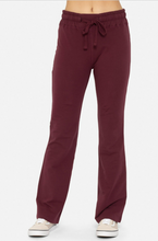 Load image into Gallery viewer, Foldover Flare Lounge Legging - Black
