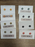 Small Floral Stud Babes - Various Colorways