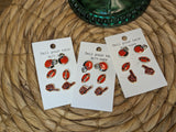 Colorful Enamel Earring 3 Pack - Various