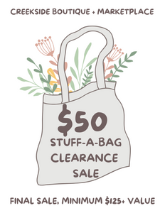 $50 Stuff-A-Bag Clearance - Super Deal - Final Sale - Limited Quantities - Plus + Regular