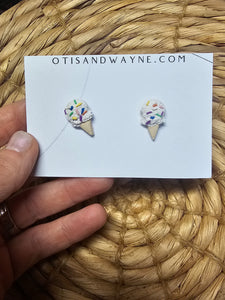 Rainbow Multicolor Dangles + Studs - Various