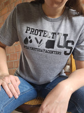 Load image into Gallery viewer, Protect US - Say No To Data Centers - Unisex Softstyle T-shirt in Graphite Heather
