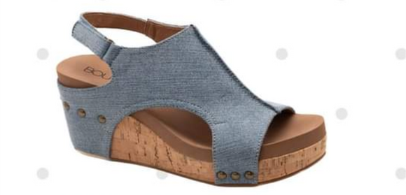 Corkys Carley Wedge - Denim