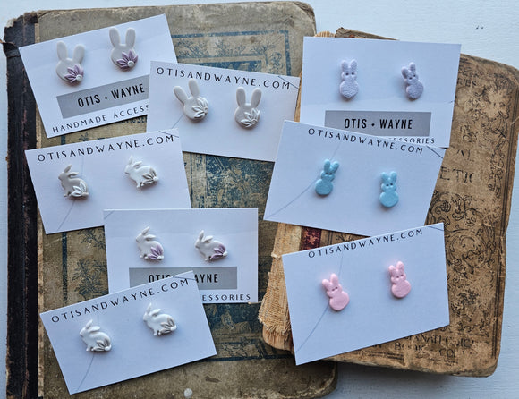 Easter Bunny Babe Studs - Various