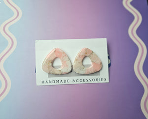 Marbled Statement Stud + Dangle - Various