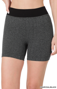 Ribbed Seamless Shorts