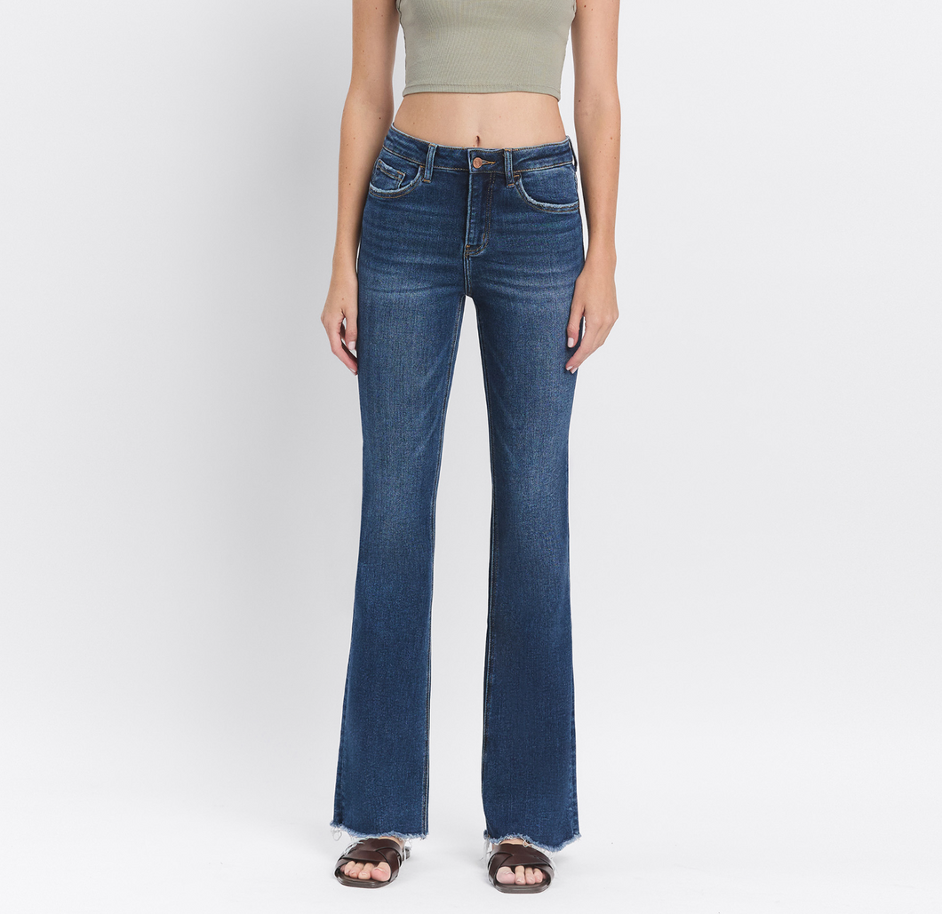 Vervet Non-Distressed High Rise Slim Dark Wash Bootcut