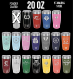 20 oz Tumbler Custom Engraved Nana Hex with grandkids names
