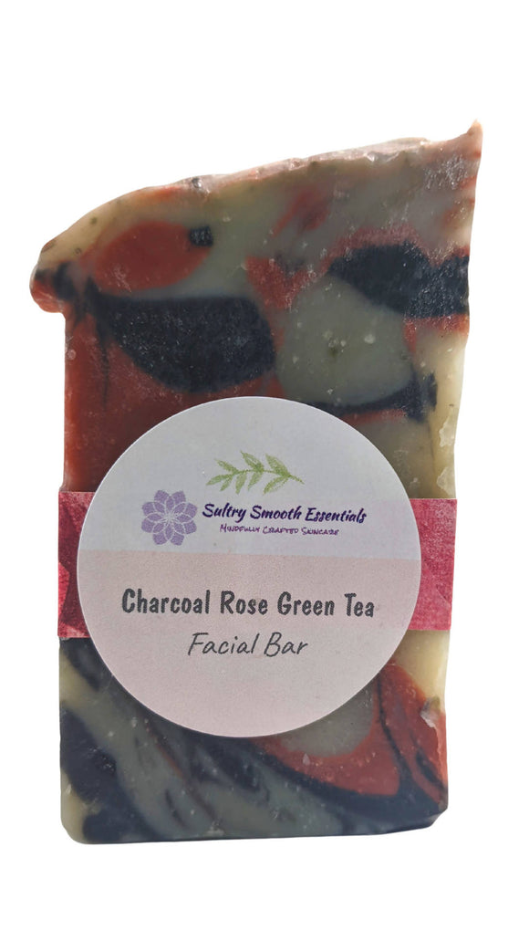 Charcoal Rose Green Tea Facial Bar