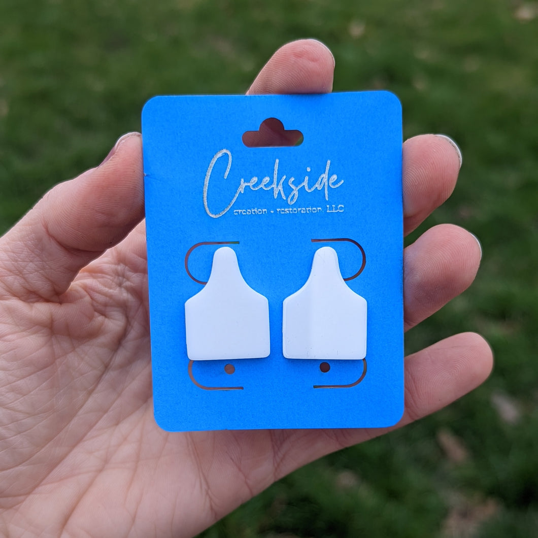 Cattle/cow tag Earrings
