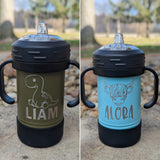 10 oz Custom Stainless Steel Sippy Cup