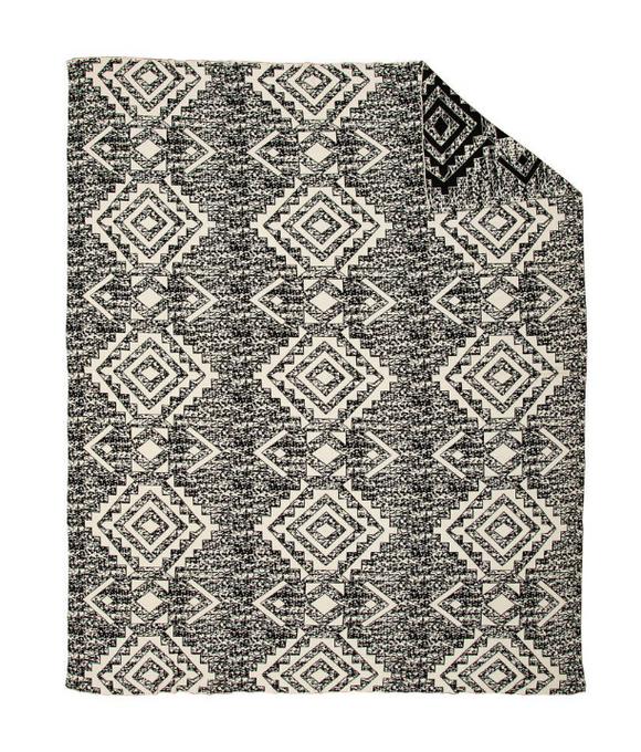 Myra Widespread Aztec Throw Blanket - Cotton 50x60