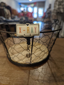 Badge Reels with alligator clip