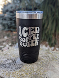 20 oz Iced Coffee Queen tumbler