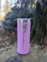 Load image into Gallery viewer, 22 oz Skinny Mama Flower Tumbler
