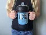 10 oz Custom Stainless Steel Sippy Cup - Easter Chick