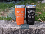 20 oz Engraved Campfires & Cocktails tumbler