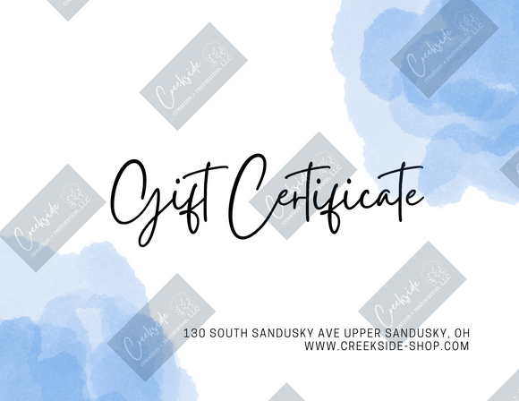 Gift Certificate