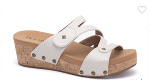 Corkys Wander Wedge - Ivory