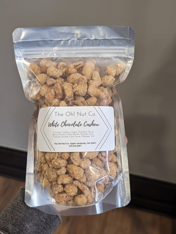 1lb White Chocolate Cashews