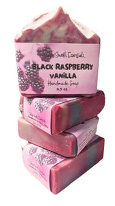 Black Raspberry Vanilla Handmade Soap