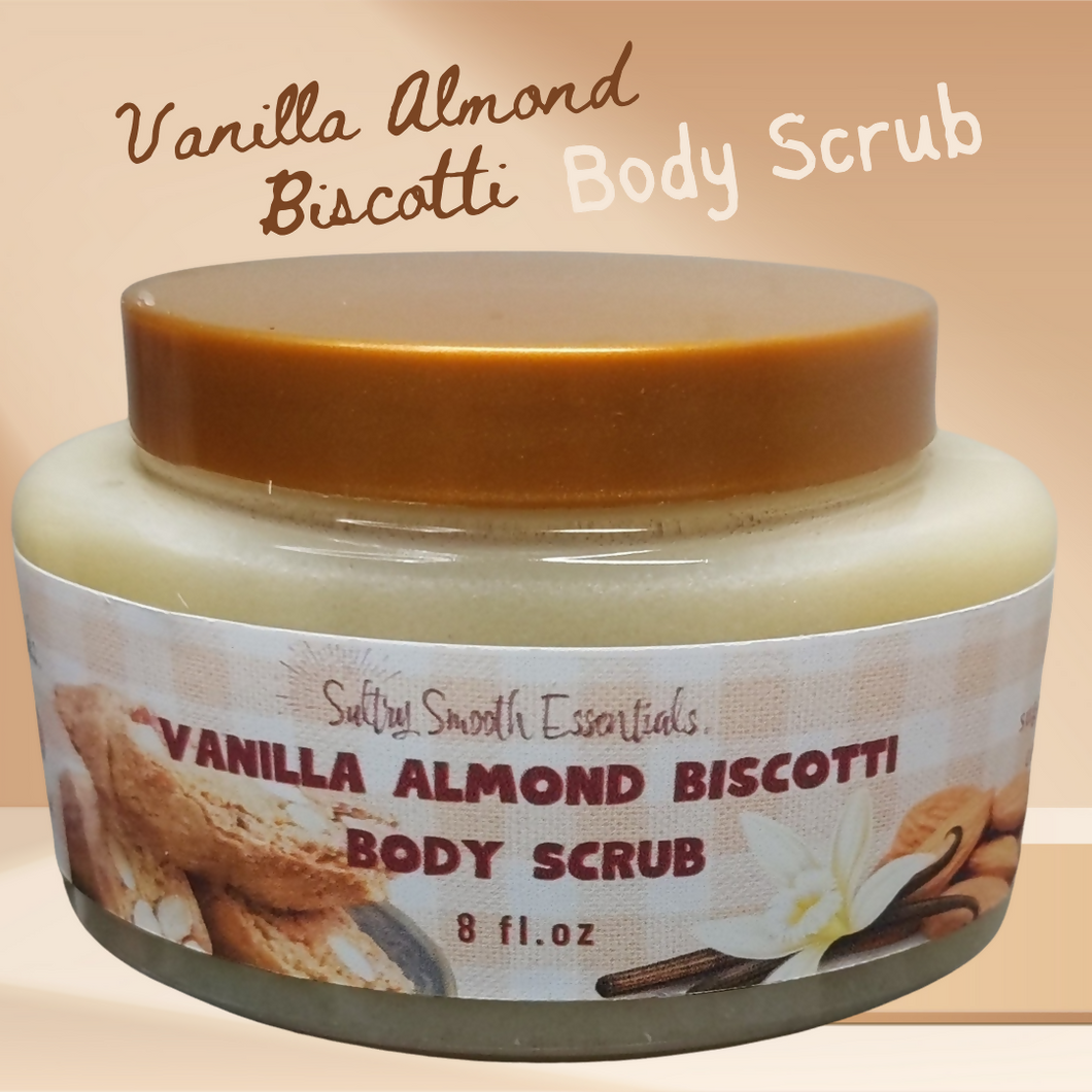 Vanilla Almond Biscotti body scrub