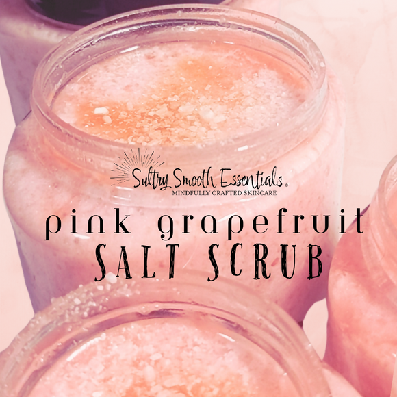 Pink Grapefruit Salt Scrub