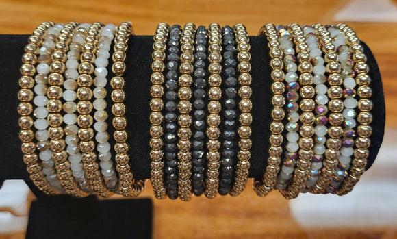 7 Stack Bead Bracelets